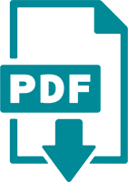 Blue PDF icon. 